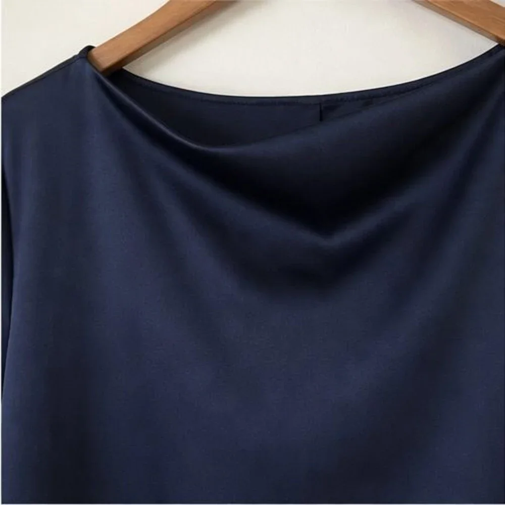 Lilac Tie Neck Blouse